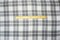 Black-Deep Gray Cotton Famous Maker Plaid Gauze Woven Fabric By the Yard